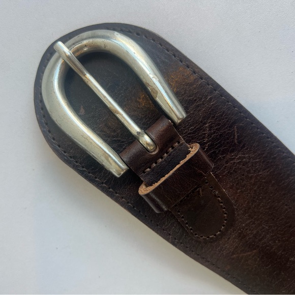 Vintage United Colors of Benetton Italian‎ Leather Belt - Picture 3 of 9